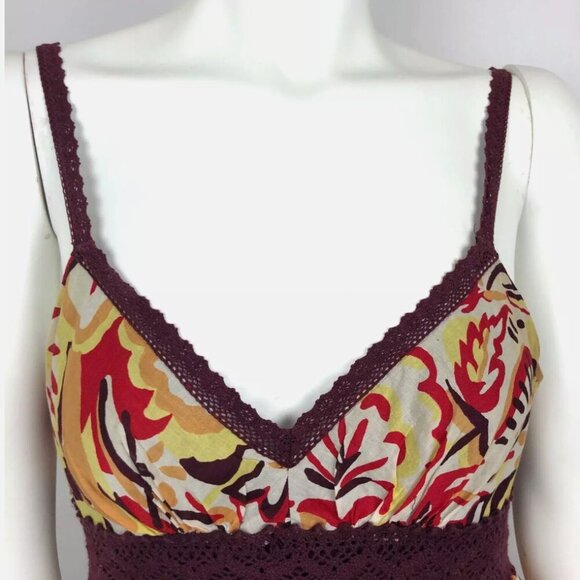 BCBG MAXAZRIA Summer Maxi Dress Women’s Size 0 Y2K Boho Crochet Spaghetti Strap - Picture 2 of 11